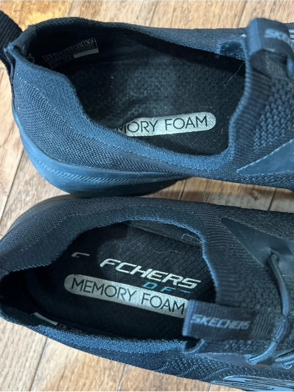 Skechers Stretch Fit Running Walking Shoes Slip On Sneakers Men’s Size 11 Black
